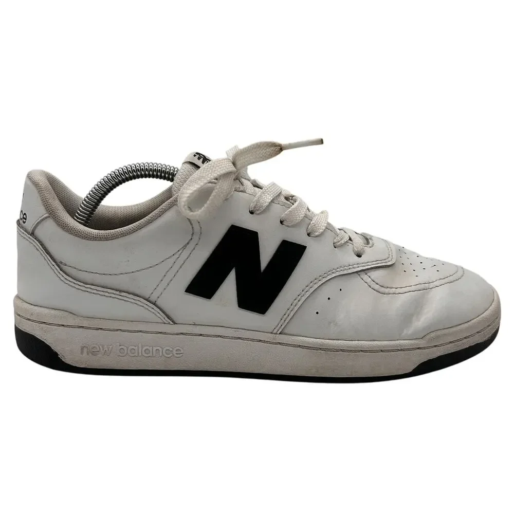 New Balance 480 Shoes Mens 10 Womens‎ 11.5 White Low Top Leather Sneakers Casual
